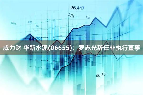 威力财 华新水泥(06655)：罗志光辞任非执行董事